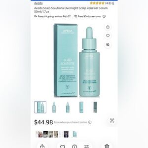Aveda Scalp Solutions Overnight Serum - Light Blue
